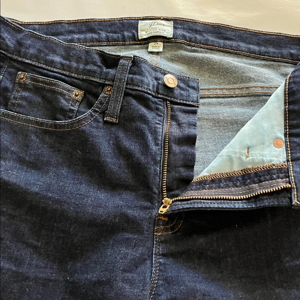 J. Crew 9” High Rise Toothpick Skinny Size 29